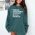 Baseball Moms Against Ball Pants Comfort Colors Sweatshirt Chalky Mint