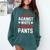 Baseball Moms Against White Baseball Pants Comfort Colors Sweatshirt Chalky Mint