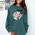 Baseball Moms Cute Take Me To The Ballpark Sports Athletic Comfort Colors Sweatshirt Chalky Mint