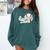 Baseball Mom's Favorite Game Day Comfort Colors Sweatshirt Chalky Mint