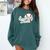 Baseball Mom's Favorite Game Day Premium Comfort Colors Sweatshirt Chalky Mint