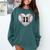 Baseball Number 11 Distressed Heart For Baseball Moms Comfort Colors Sweatshirt Chalky Mint Baseball Number 11 Distressed Heart For Baseball Moms Comfort Colors Sweatshirt Chalky Mint