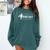 Baseball Pitcher Game Day Team Sport Player Coach Family Fan Premium Tri-Blend Comfort Colors Sweatshirt Chalky Mint