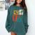 Baseball Player Collage Men Kids Coach Youth Boys Comfort Colors Sweatshirt Chalky Mint