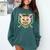 Baseball Pumpkin Halloween Baseball Drip Spooky Halloween Comfort Colors Sweatshirt Chalky Mint