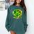 Baseball St Patricks Day Carnival Party Ice Cream Drip Boys Comfort Colors Sweatshirt Chalky Mint