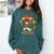 Baseball History Month For Boys Comfort Colors Sweatshirt Chalky Mint