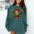 Baseball Xmas Christmas Baseball Ice Cream Drip Boys Comfort Colors Sweatshirt Chalky Mint