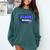 Blue Panther Baseball Home Plate Game Day Mascot Panther Comfort Colors Sweatshirt Chalky Mint