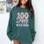 Boys Kids 100 Drippy Days Of School Baseball Drip Ice Cream Comfort Colors Sweatshirt Chalky Mint