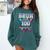 Bruh It's My 100 Days Of School Baseball Ice Cream Drip Boys Comfort Colors Sweatshirt Chalky Mint Bruh It's My 100 Days Of School Baseball Ice Cream Drip Boys Comfort Colors Sweatshirt Chalky Mint