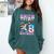 Bruh It's My 8th Birthday Baseball Ice Cream Drip 8 Year Old Comfort Colors Sweatshirt Chalky Mint