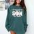 You Can't Scare Me I Have a Son Baseball Mom Comfort Colors Sweatshirt Chalky Mint