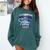 Champions 2025 Baseball Retro Athletic Celebration Theme Comfort Colors Sweatshirt Chalky Mint