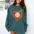 Christmas Baseball Ice Cream Drip Men Women Kids Comfort Colors Sweatshirt Chalky Mint Christmas Baseball Ice Cream Drip Men Women Kids Comfort Colors Sweatshirt Chalky Mint