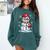 Christmas Baseball Snowman Xmas Pajamas Women Men Boys Comfort Colors Sweatshirt Chalky Mint Christmas Baseball Snowman Xmas Pajamas Women Men Boys Comfort Colors Sweatshirt Chalky Mint