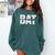 Cool Bat Dad Baseball Tee Women Kids Comfort Colors Sweatshirt Chalky Mint