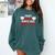 Crazy Proud Always Loud Baseball Mom Shirt Baseball Comfort Colors Sweatshirt Chalky Mint
