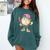 Cute Baseball Ice Cream Drip For Girls & Boys 2 Sides Comfort Colors Sweatshirt Chalky Mint Cute Baseball Ice Cream Drip For Girls & Boys 2 Sides Comfort Colors Sweatshirt Chalky Mint