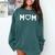 Cute Baseball Mom Favorite Player Mother's Day Comfort Colors Sweatshirt Chalky Mint Cute Baseball Mom Favorite Player Mother's Day Comfort Colors Sweatshirt Chalky Mint
