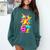Dabbing Banana 67 Drip Baseball Drip Six Seven Joke Premium Tri-Blend Comfort Colors Sweatshirt Chalky Mint