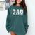 Dad Baseball The Man The Myth The Legend Daddy Father's Day Comfort Colors Sweatshirt Chalky Mint Dad Baseball The Man The Myth The Legend Daddy Father's Day Comfort Colors Sweatshirt Chalky Mint