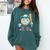 Donut Baseball Hat Ball Bat Cute Sport Toddler Boys Kids Men Comfort Colors Sweatshirt Chalky Mint