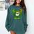 Drip Baseball Irish Shamrock St Patricks Men Boy Kid Comfort Colors Sweatshirt Chalky Mint