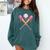 Dripping Pink Baseball Crossed Bats Summer Comfort Colors Sweatshirt Chalky Mint