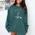 Game Day No Baseball Today Comfort Colors Sweatshirt Chalky Mint