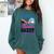 Gender Reveal Baseball Or Bows Daddy Loves You Comfort Colors Sweatshirt Chalky Mint