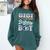 Gigi Of The Birthday Boy Baseball Ice Cream Drip Matching Comfort Colors Sweatshirt Chalky Mint