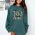 Happy 100th Day Of School Baseball Camo Boys Kids Toddler Comfort Colors Sweatshirt Chalky Mint