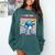 I Hit 100 Days Of School Baseball Player Kids Boys Son Comfort Colors Sweatshirt Chalky Mint
