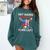 Hit Hard Run Fast Turn Left Baseball Cream Drip Crossed Bats Comfort Colors Sweatshirt Chalky Mint