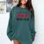 Home Plate Social Club Softball Season Baseball Mom Comfort Colors Sweatshirt Chalky Mint