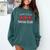 Home Plate Social Club Softball Season Baseball Mom Premium Comfort Colors Sweatshirt Chalky Mint