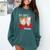Hot Mess Always Stressed Baseball Mom Comfort Colors Sweatshirt Chalky Mint