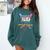 HUGvyn 100 Drippy Days Of School Baseball Ice Cream 100 Days Comfort Colors Sweatshirt Chalky Mint