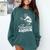 I'Ll Be Waiting For You At Home Baseball Comfort Colors Sweatshirt Chalky Mint