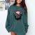I'm Head Heffa Just Ask Me Bossy Highland Cow Baseball Cap Comfort Colors Sweatshirt Chalky Mint