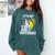 It's My 12th Birthday Baseball Softball Heart 12 Year Old Comfort Colors Sweatshirt Chalky Mint
