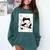 Japanese Grumpy Frog Baseball Player Baseball Comfort Colors Sweatshirt Chalky Mint