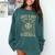 Just a Boy Who Loves Baseball Comfort Colors Sweatshirt Chalky Mint