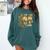 I Just Hit 100 Days Of School Camo Baseball Boy Kids Teacher Comfort Colors Sweatshirt Chalky Mint