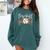Leopard Baseball Mom Matching Baseball Mama Family Matching Comfort Colors Sweatshirt Chalky Mint