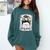 Leopard Messy Bun Mom Mother's Day Baseball Mommy Comfort Colors Sweatshirt Chalky Mint Leopard Messy Bun Mom Mother's Day Baseball Mommy Comfort Colors Sweatshirt Chalky Mint