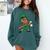 Leprechaun Baseball St Patricks Day Saint Pattys Men Boys Comfort Colors Sweatshirt Chalky Mint
