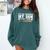 Let Me Through My Son Is Out There Baseball Mom Comfort Colors Sweatshirt Chalky Mint