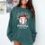 Most Likely To Play Baseball With Santa Christmas Xmas Comfort Colors Sweatshirt Chalky Mint